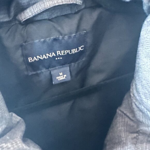 Grey Banana Republic Medium Padded Vest Jacket - Picture 9 of 11